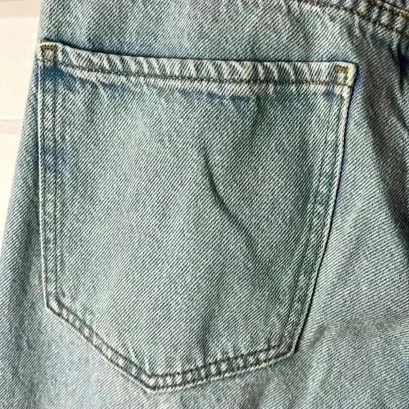 PacSun Distressed Ripped Knee Dad Jeans Size 27 Light Wash - Picture 10 of 11